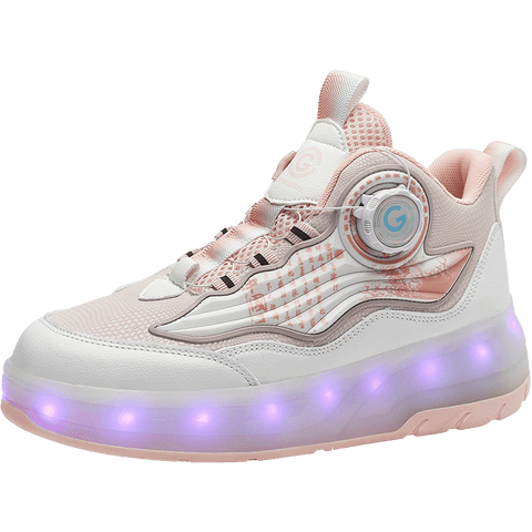 Children's roller skates, girls' shoes, double-wheel roller skates, students' invisible roller skates with wheels