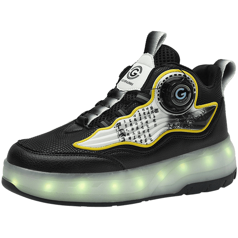 Children's roller skates, girls' shoes, double-wheel roller skates, students' invisible roller skates with wheels